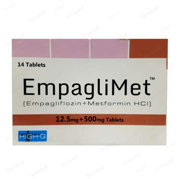 Picture of Empagli Met 12.5/500mg Tab 7x2s